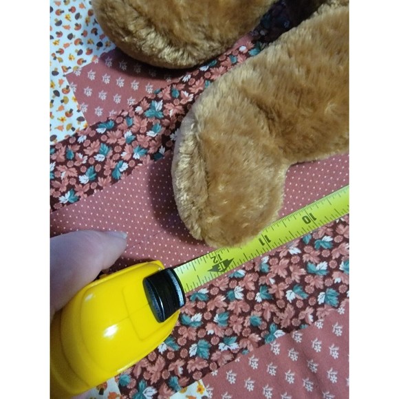 1997 Mall Of America Brown Teddy Bear with Red Bow, 12 Inches Long - Picture 6 of 6